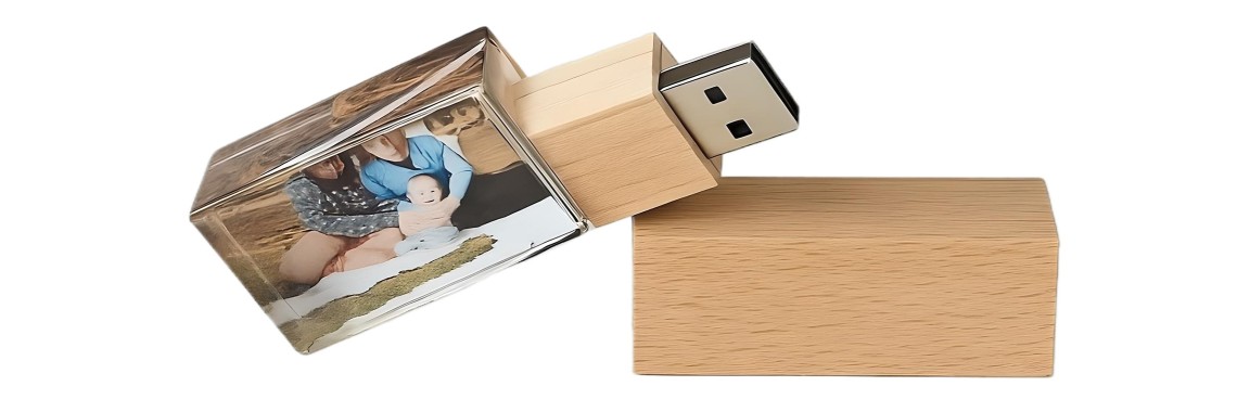 Glazen USB stick